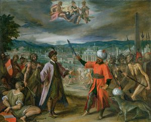 Alegoria wojen tureckich: Wypowiedzenie wojny w Konstantynopolu, 1603-4